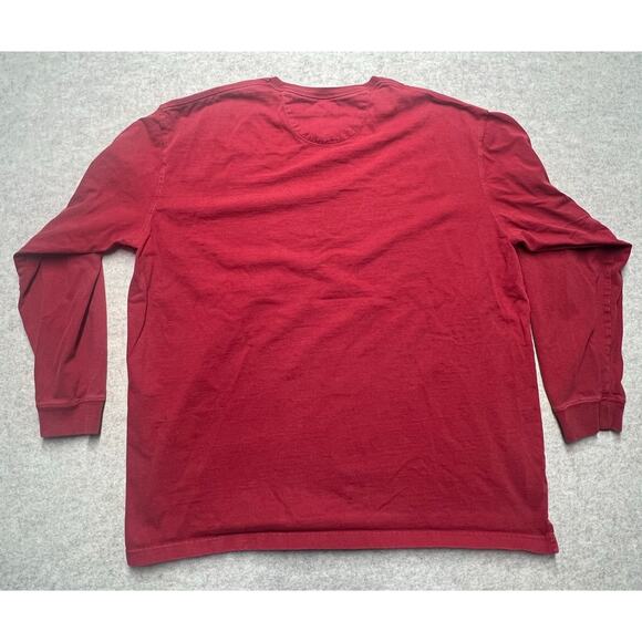 Duluth Trading Longtail T Relaxed Fit Long Sleeve T-Shirt Red XL Cotton - Picture 2 of 4
